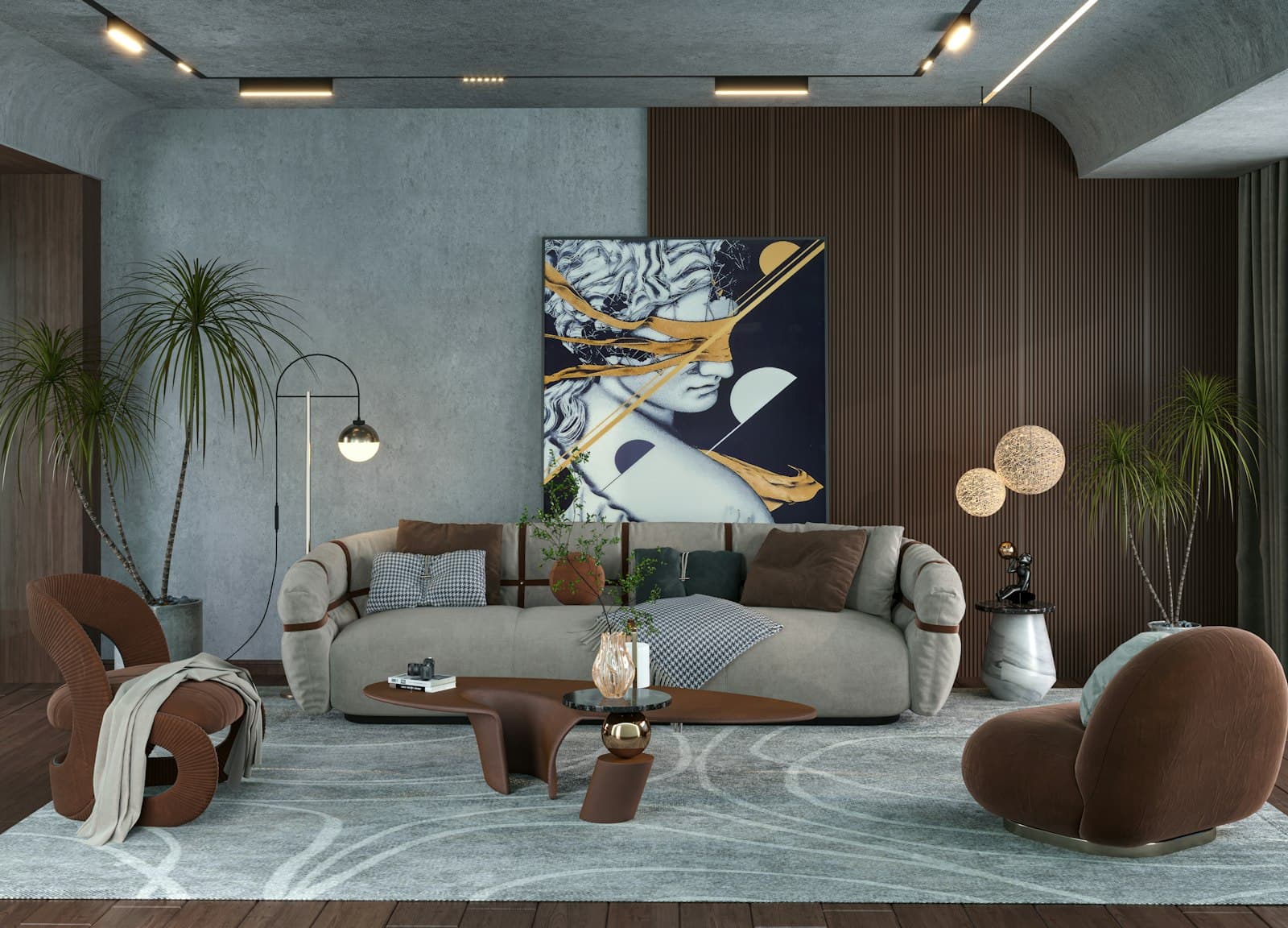 Interior amenajat premium, cu finisaje de calitate